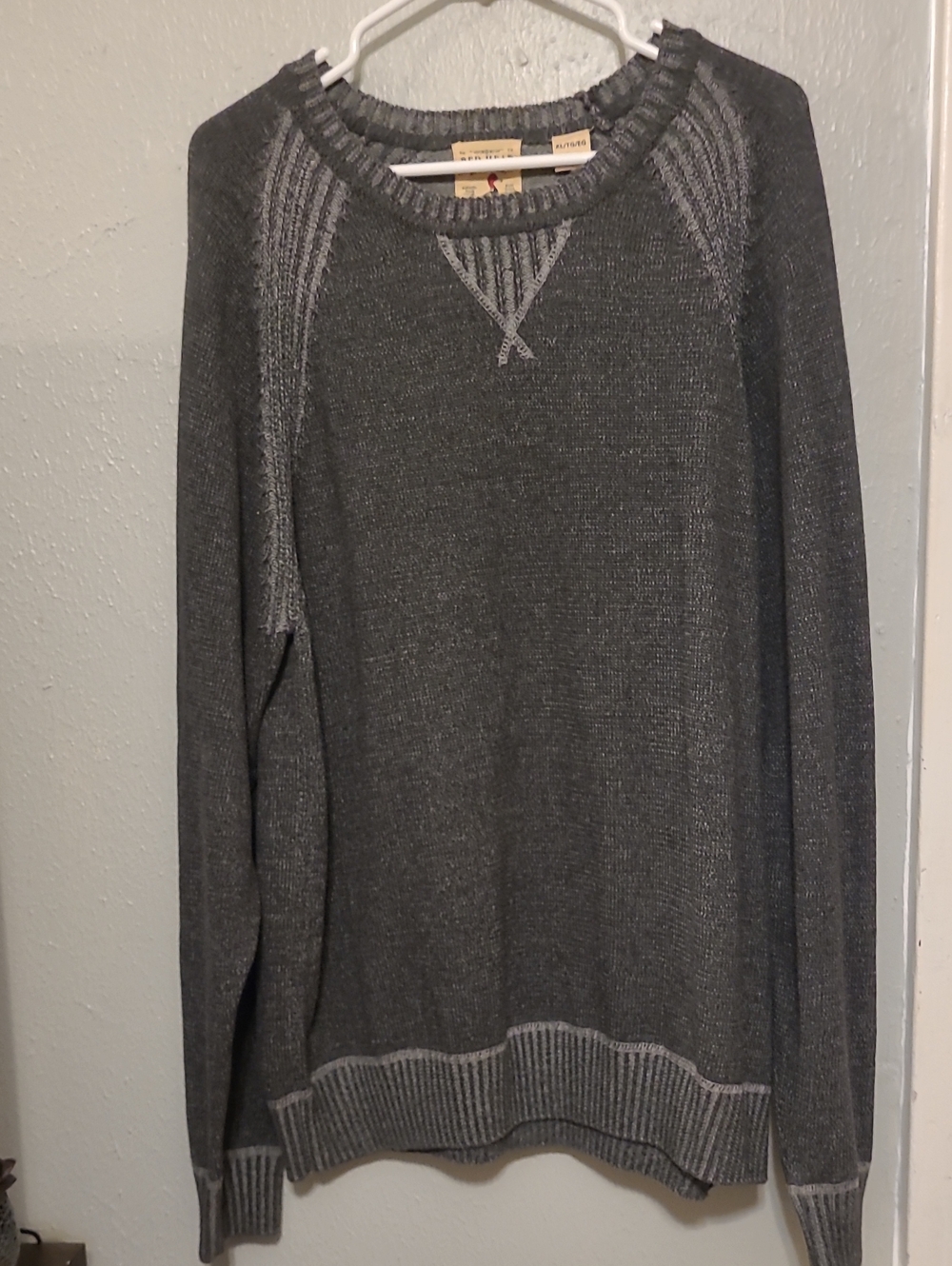 RedHead Men's Crewneck Sweater in Charcoal Gray